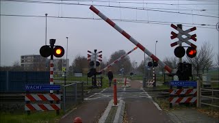 Spoorwegovergang Harderwijk  Dutch railroad crossing [upl. by Adnilg]