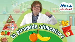 La piramide alimentare  Renato lo scienziato Educational MelaEducational [upl. by Noval]