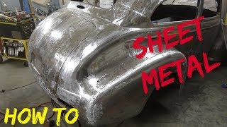 How To Sheet Metal Repair or Patch EASILY [upl. by Yul]