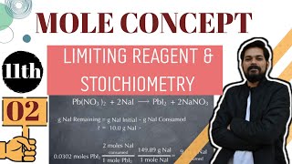 Mole Concept 1 । Class 11 L2 । Limiting Reagent  Stoichiometry [upl. by Tremain]