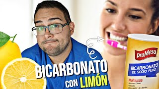 BLANQUEAR LOS DIENTES con BICARBONATO y LIMÓN👄 2019 ME EQUIVOQUE 🤘 [upl. by Basilio]