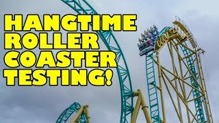 HangTime Roller Coaster Testing Knotts Berry Farm Offride POV [upl. by Marika]