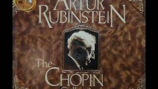 Arthur Rubinstein  Chopin Polonaisefantaisie in A flat Major Op 61 1 [upl. by Aihseym]