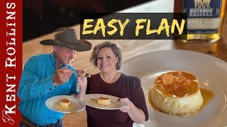 Easy Flan Recipe  How to Make Flan [upl. by Atteyek538]