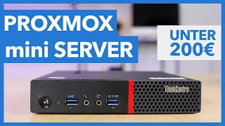 Der BESTE Proxmox HomeServer für unter 200€  AllInOne Virtualisierungsserver [upl. by Arluene]