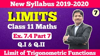 Limits Ex74 Part 7  Class 11 Maths  Maharashtra Board  Dinesh Sir [upl. by Aeli948]