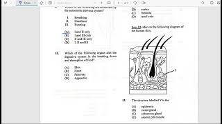 Physical Education 2022 CXC Past Paper Multiple Choice Part 1 [upl. by Gettings]