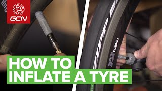 How To Pump A Bike Tyre [upl. by Wehtam395]