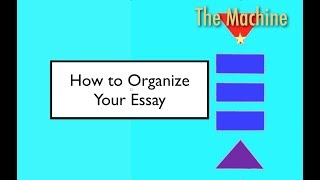 How to organize your essay The Machine [upl. by Atinaujnas]