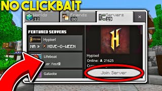 How To ACTUALLY Play Hypixel In MCPE  Minecraft PE Pocket Edition Xbox Windows 10 PS4 Switch [upl. by Yerac]