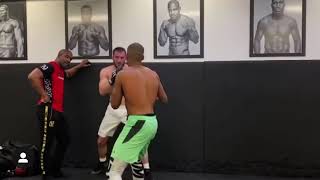 Salahdine Parnasse vs Ramzan Jembiev sparring [upl. by Lowell]