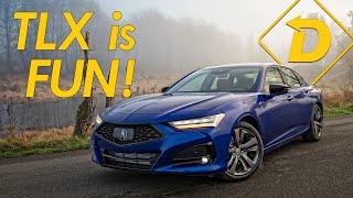 The 2021 Acura TLX ASpec SHAWD Drives Home The Fun [upl. by Etterual]