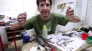 Stop motion puppet armature building process [upl. by Cida]