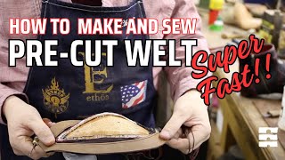 How to Build a Boot Welting [upl. by Nolrev]