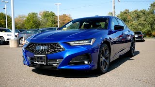 2021 Acura TLX ASpec Review  Start Up Revs Walk Around and Test Drive [upl. by Shama992]