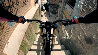 Steep Urban Mountain Biking Down a Rio Favela  Filip Polcs POV [upl. by Norvell]