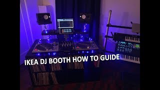 How To Build A DJ Booth With IKEA Parts [upl. by Refinnaj934]