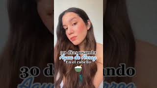 30 DIAS USANDO AGUA DE ARROZ EN MI CABELLO [upl. by Zita]