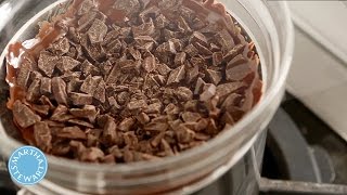 How to Temper Chocolate with Martha Stewart [upl. by Barina735]