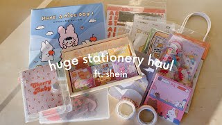 cute and affordable stationery haul  SHEIN [upl. by Herries]