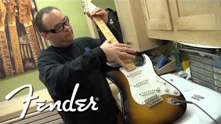 Fender Custom Shop Master Builder Tips  Floating a Bridge  Fender [upl. by Teodoor]