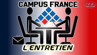 Campus France  LEntretien  quot une simple formalité quot [upl. by Sturges]