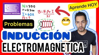 ✅INDUCCIÓN ELECTROMAGNÉTICA  CÓMO RESOLVER PROBLEMAS  FÍSICA PREPARATORIA [upl. by Tychonn]