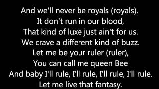 Royals by Lorde Lyrics [upl. by Oterol]