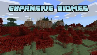 Expansive Biomes Addon Trailer  Minecraft Bedrock Edition [upl. by Ennagrom]