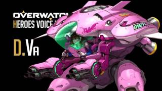 Overwatch  DVa All Voice Lines [upl. by Nero]