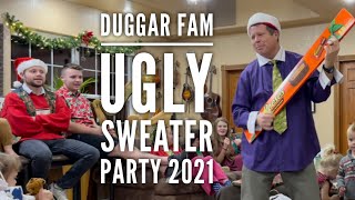 Duggar Family Annual Ugly Sweater Party 2021 [upl. by Neelyar]