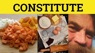 🔵 Constitute  Constitute Meaning  Constitute Examples  Constitution Defined [upl. by Eisenstark]