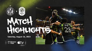 MATCH HIGHLIGHTS  Atlanta United vs Nashville SC  August 26 2023 [upl. by Halilak]