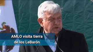 AMLO sostiene segunda reunión con familia LeBarón [upl. by Crista]