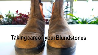 Cleaning Blundstone [upl. by Airdni]