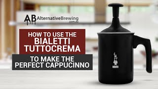 How to Use the Bialetti Tuttocrema Milk Frother [upl. by Anawot66]