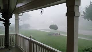 Huntley Storm September 25 2018  50 mph winds [upl. by Farlie]