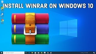 How to Install WinRAR on Windows 10 [upl. by Ayoral]