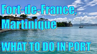 Walking in FortdeFrance Martinique  What to Do on Your Day in Port [upl. by Yank]