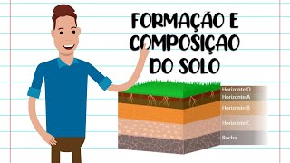 FORMAÇÃO E COMPOSIÇÃO DO SOLO [upl. by Kelcy]