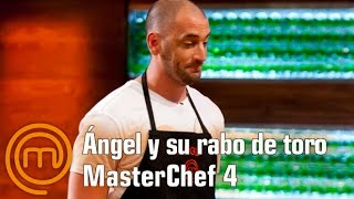 Ángel y su rabo de toro  MasterChef 4  Programa 7 [upl. by Abekam]