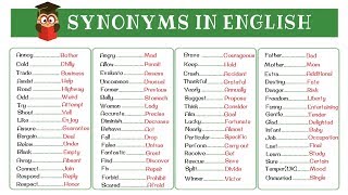 120 Super Common Synonyms to Increase Your Vocabulary in English [upl. by Ayokahs]