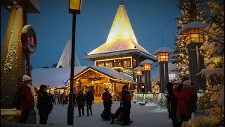 Santa Claus Village 🎅🎄🦌 in Rovaniemi Lapland Finland before Christmas Arctic Circle Father Christmas [upl. by Zeitler]