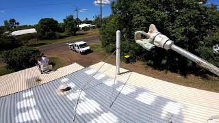 Tin Roof painting with airless spray [upl. by Babs]