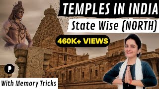 Temples in India  North India  Indian Art amp Culture  Memory Tricks by Maam Richa  Lecture 1 [upl. by Eigna]