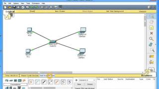 creating a simple Lan in cisco packet tracer [upl. by Aysan416]