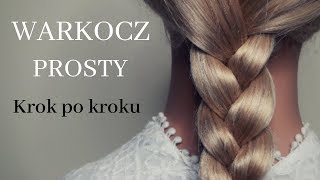 JAK ZROBIĆ WARKOCZ PROSTY KROK PO KROKU fryzury tv [upl. by Anauqaj468]