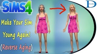 How To Make Your Sim Young Again  Reverse AgingStop Aging  The Sims 4 [upl. by Meggi409]