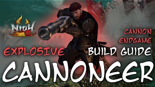 Nioh 2 Builds Explosive Cannoneer 100 Ranged [upl. by Eisler]