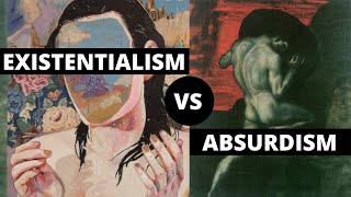 Existentialism vs Absurdism  Explanations and Differences [upl. by Elexa987]